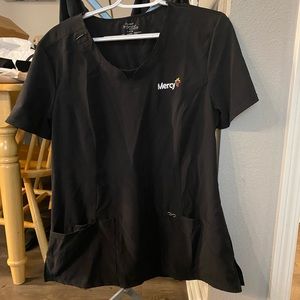 Women’s Scrub top with Mercy logo